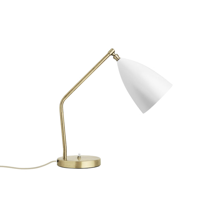 Gräshoppa Table Lamp in Alabaster White Glossy.
