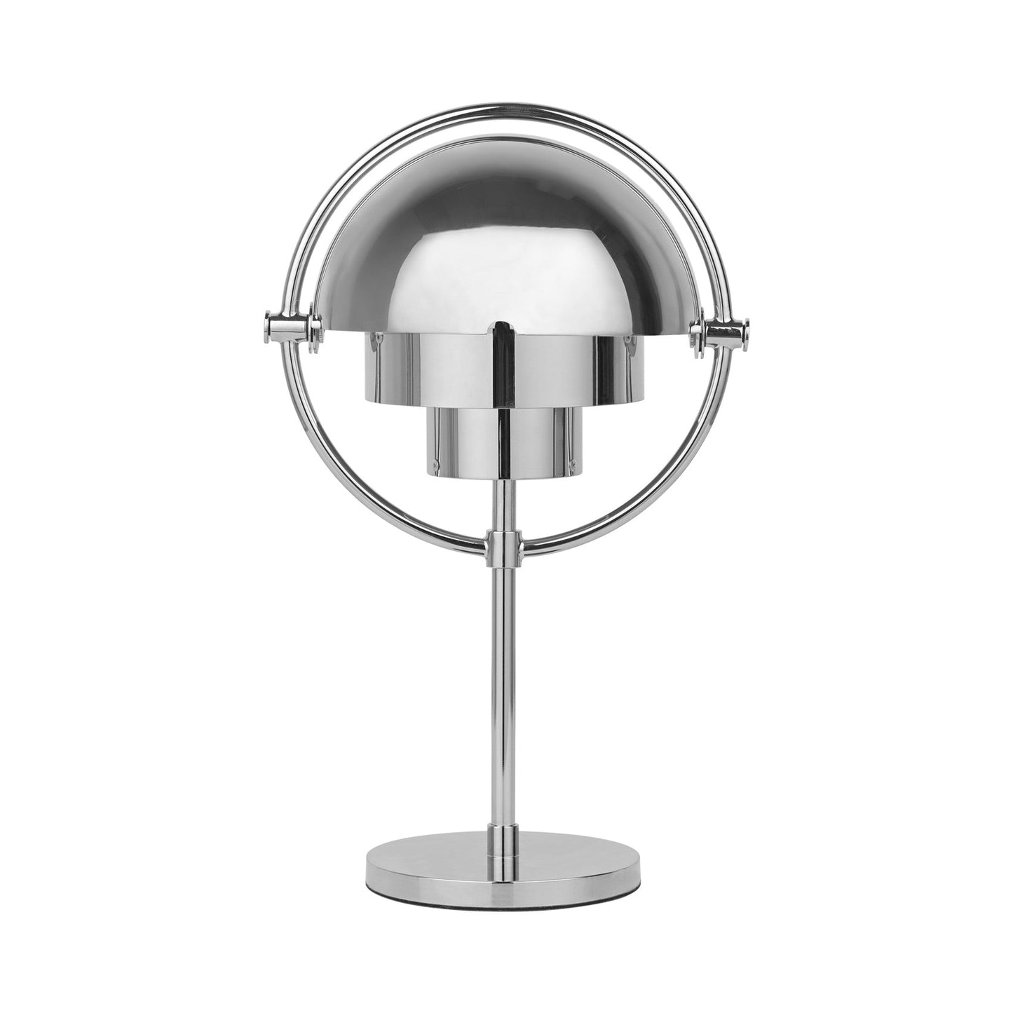 Multi-Lite LED Rechargeable Table Lamp in Chrome/Chrome.