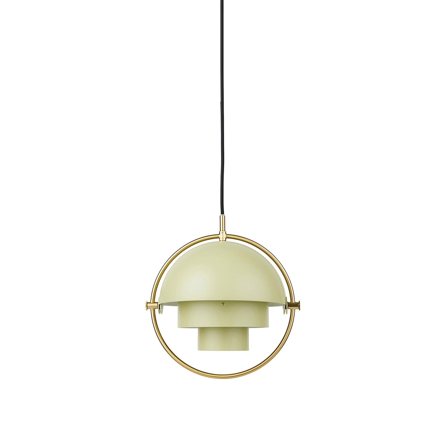 Multi-Lite Pendant Light in Brass/Desert Sage (Small).