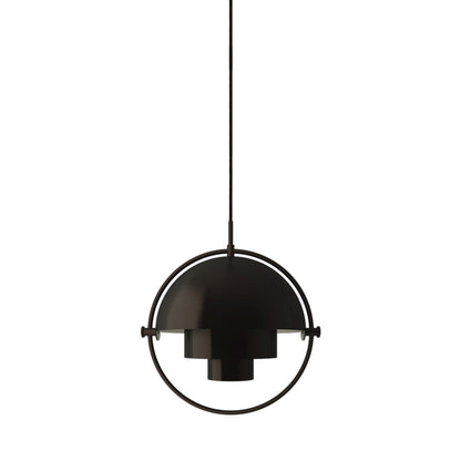 Multi-Lite Pendant Light in Black Brass (Large).