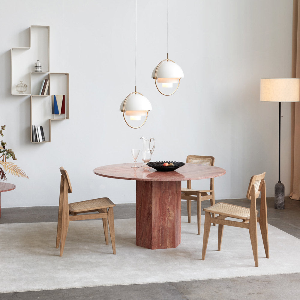 Multi-Lite Pendant Light in dining room.