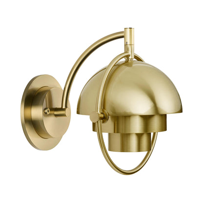 Multi-Lite Wall Light in Shiny Brass.