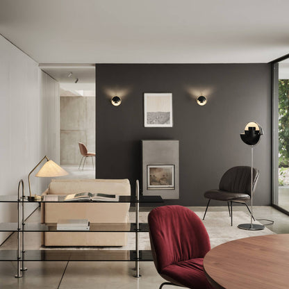 Multi-Lite Wall Light in living room.
