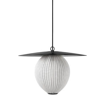 Satellite Pendant Light in Cream White Semi Matt (Medium).