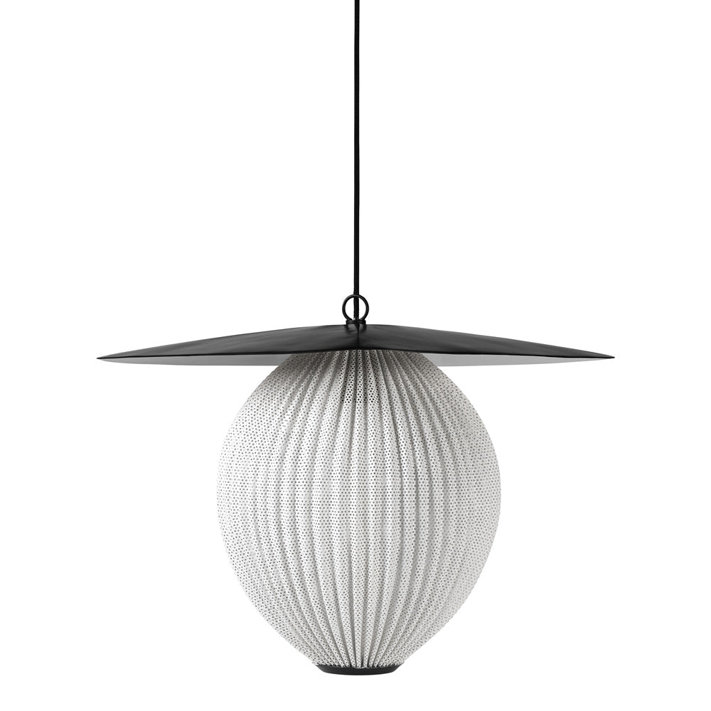 Satellite Pendant Light in Cream White Semi Matt (Large).