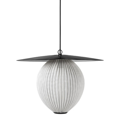 Satellite Pendant Light in Cream White Semi Matt (Large).