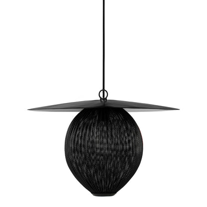 Satellite Pendant Light in Soft Black Semi Matt (Large).