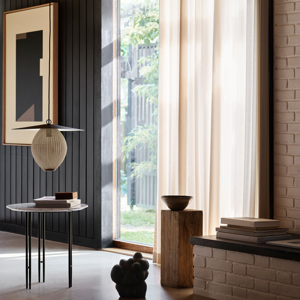 Satellite Pendant Light in living room.