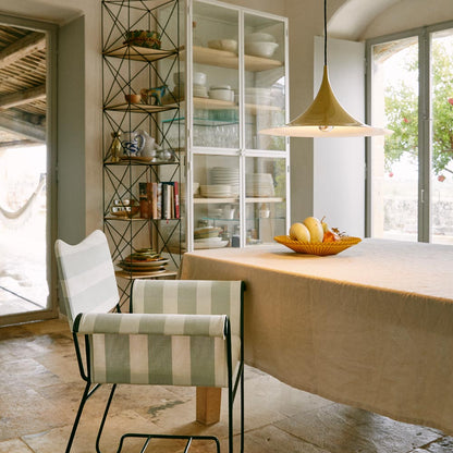 Semi Pendant Light in dining room.