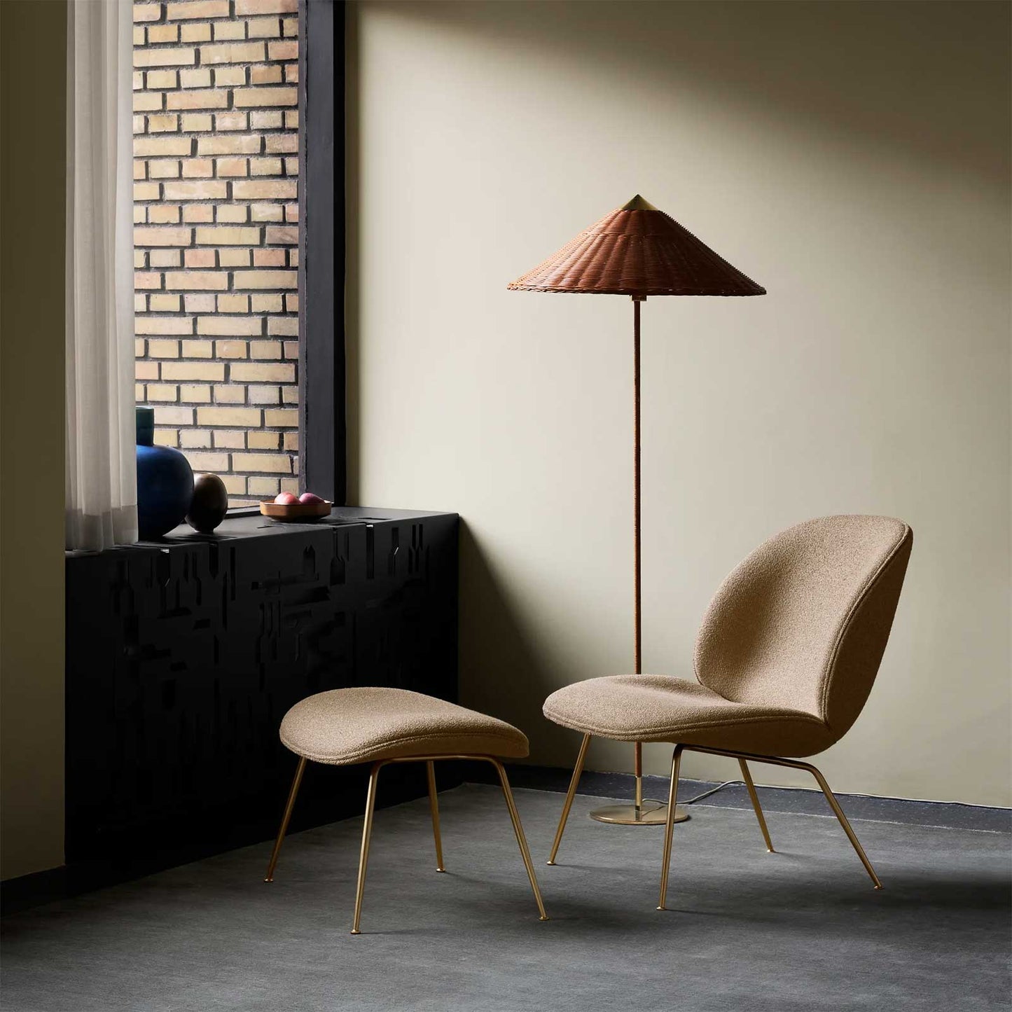 Tynell Floor Lamp in living room.