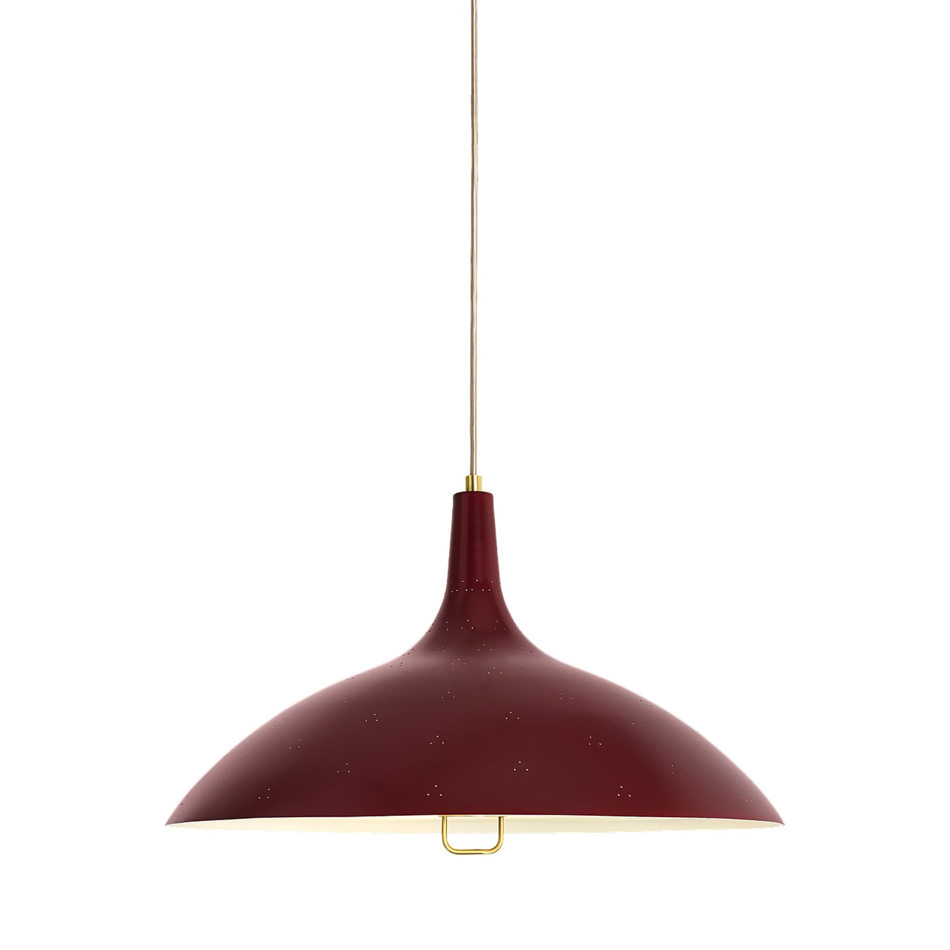 Tynell Pendant Light in Chianti Red Semi Matt.