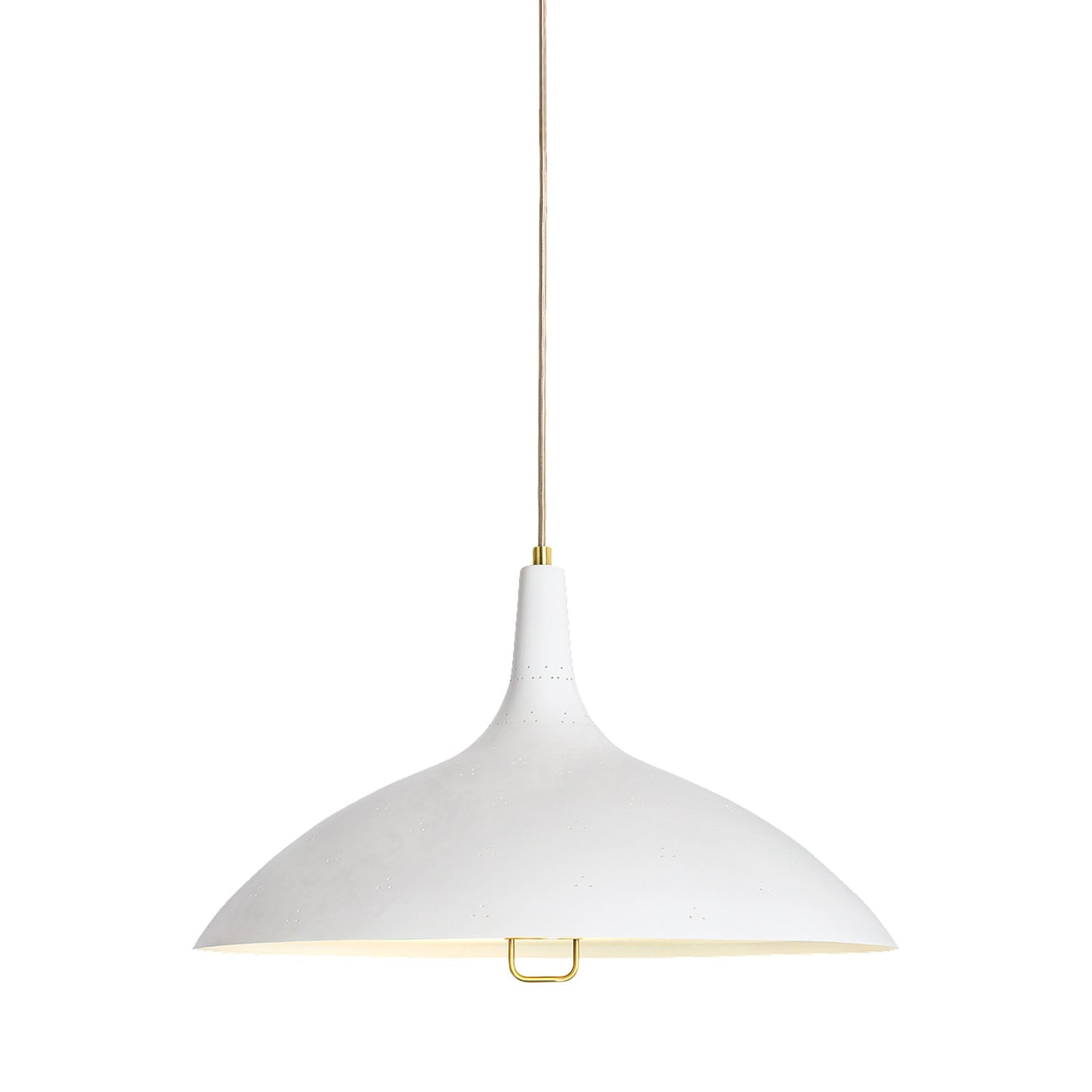 Tynell Pendant Light in Classic White Semi Matt.