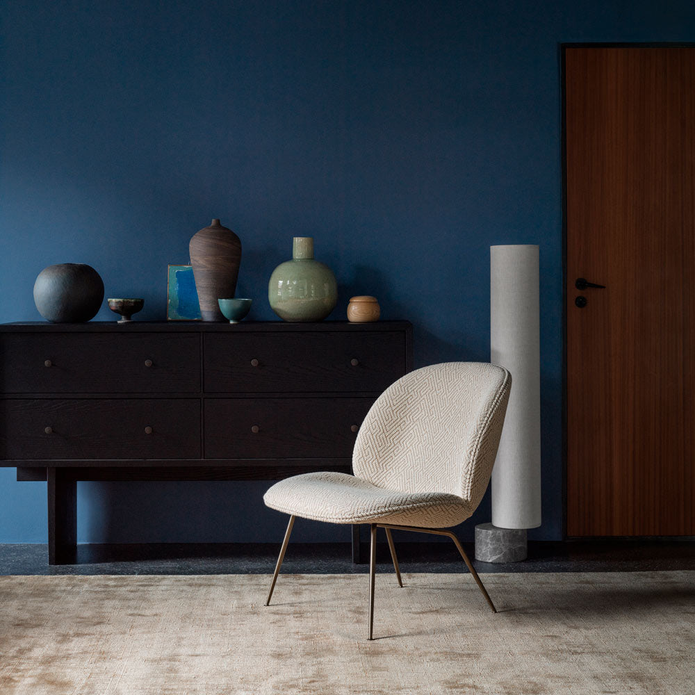 Unbound LED Floor Lamp in living room.