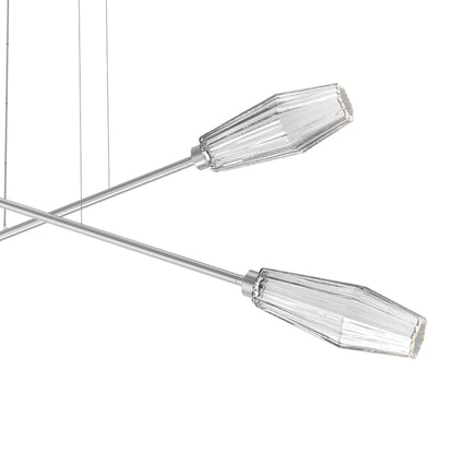 Aalto Double Moda Linear LED Chandelier in Detail.