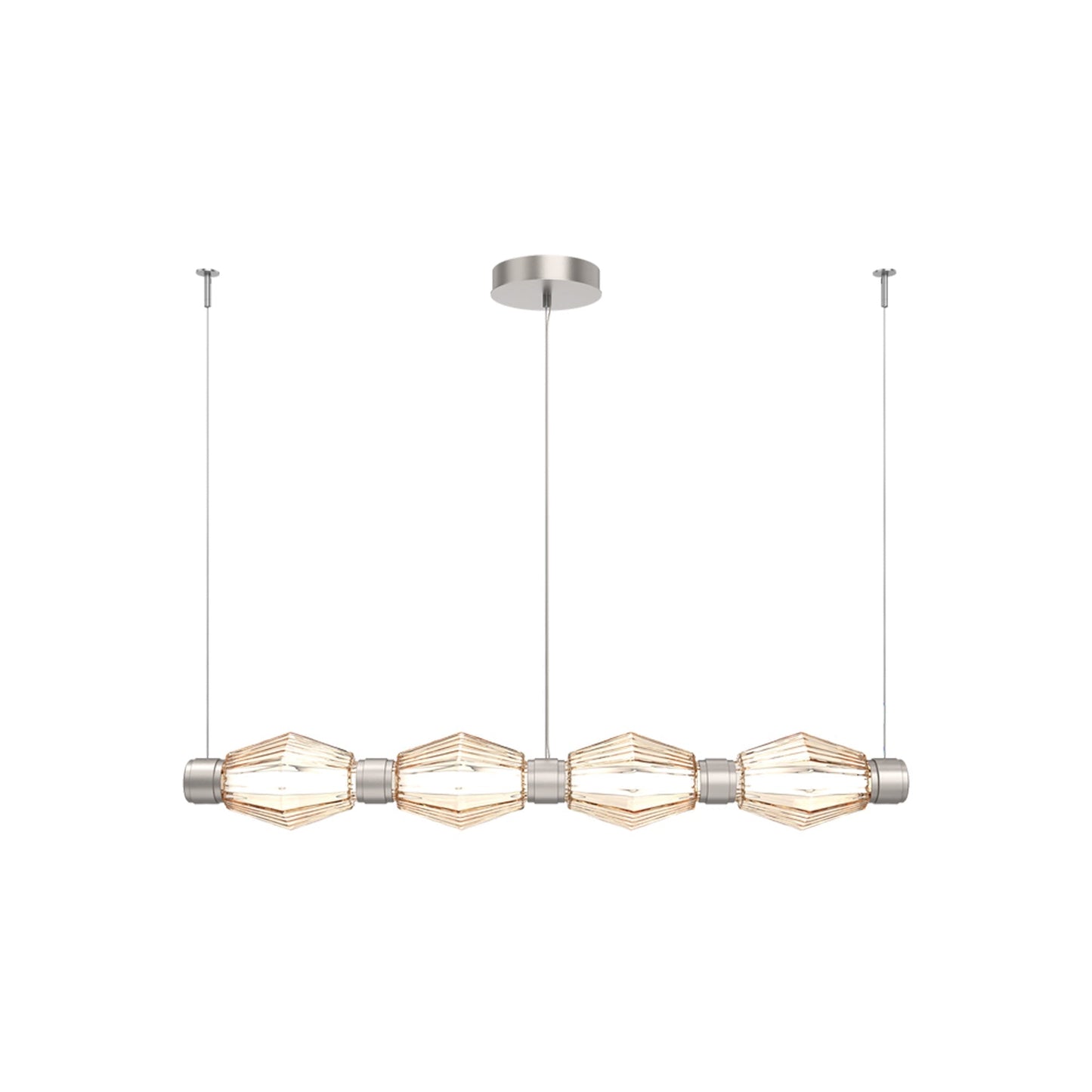 Aalto Mandrel Linear LED Chandelier.
