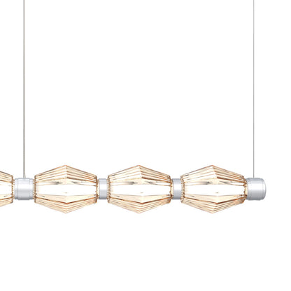 Aalto Mandrel Linear LED Chandelier in Detail.
