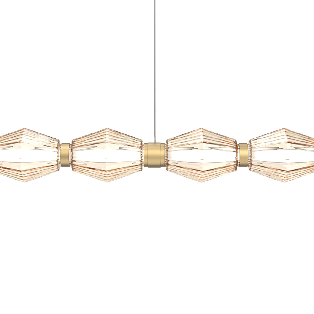 Aalto Mandrel Linear LED Chandelier in Detail.
