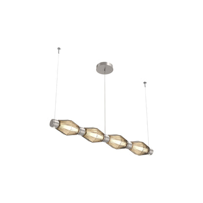 Aalto Mandrel Linear LED Chandelier in Detail.