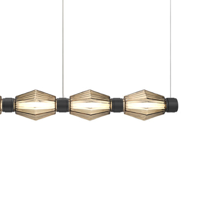 Aalto Mandrel Linear LED Chandelier in Detail.