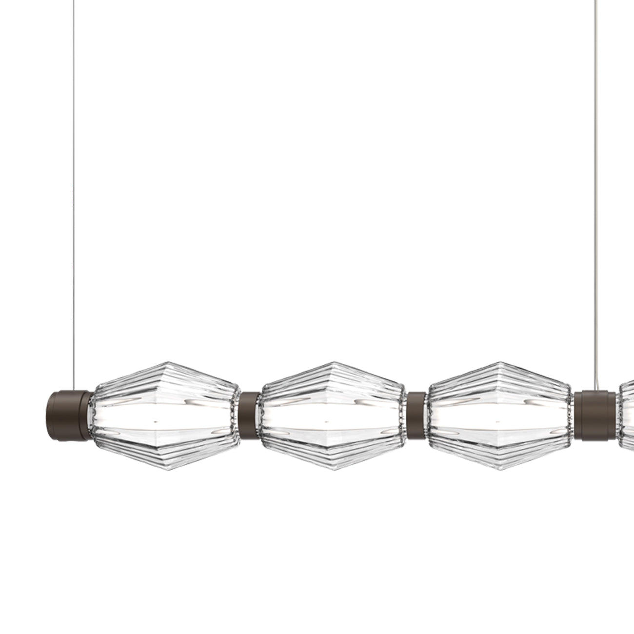 Aalto Mandrel Linear LED Chandelier in Detail.