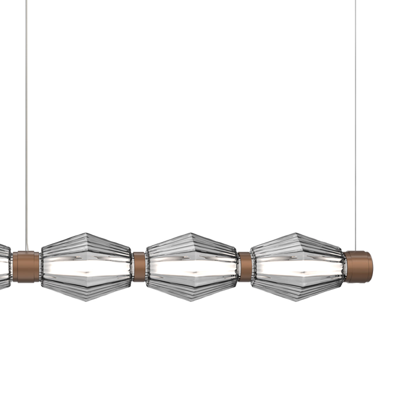 Aalto Mandrel Linear LED Chandelier in Detail.