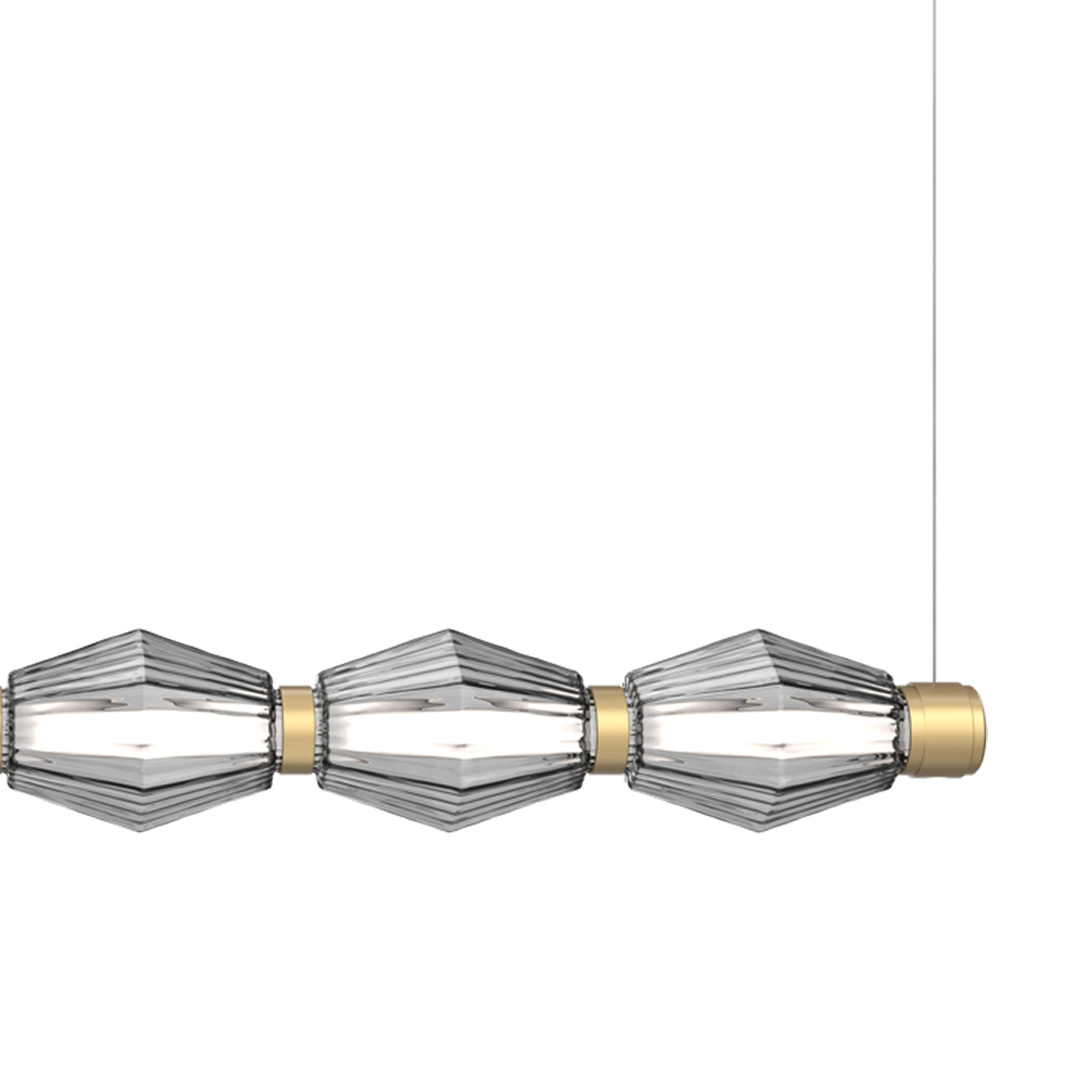 Aalto Mandrel Linear LED Chandelier in Detail.