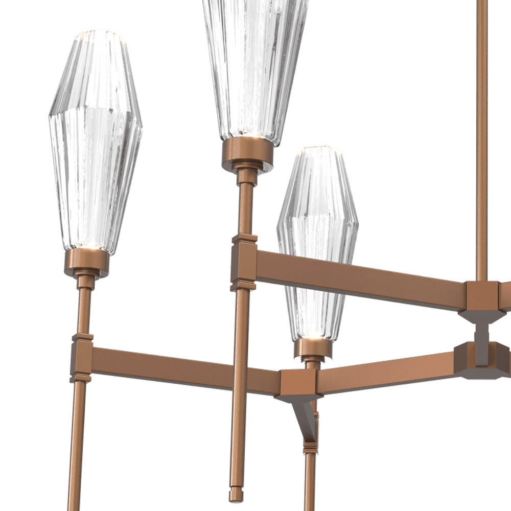 Aalto Round Belvedere LED Chandelier in Detail.