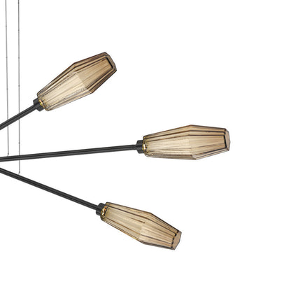 Aalto Triple Moda Linear LED Chandelier in Detail.