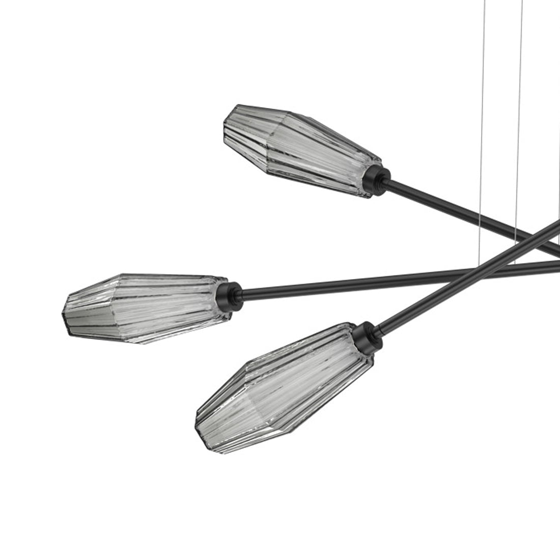 Aalto Triple Moda Linear LED Chandelier in Detail.