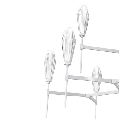 Aalto Two-Tier Round Belvedere LED Chandelier in Detail.