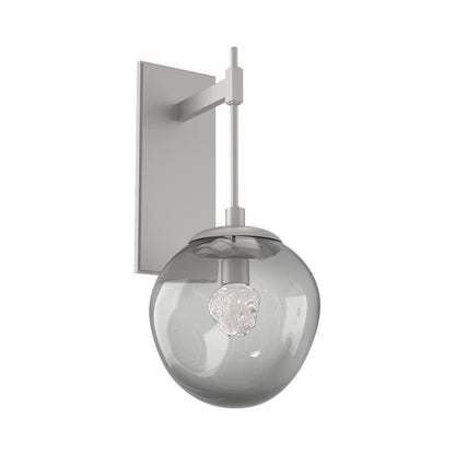 Aster Tempo LED Wall Light in Beige Silver/Smoke (Floret Crystal).
