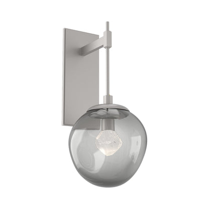 Aster Tempo LED Wall Light in Beige Silver/Smoke (Zircon Crystal).