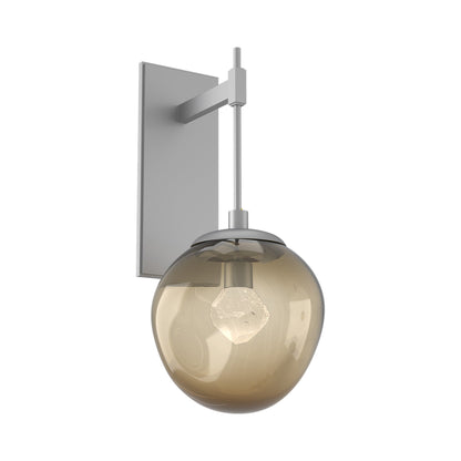 Aster Tempo LED Wall Light in Classic Silver/Bronze (Zircon Crystal).