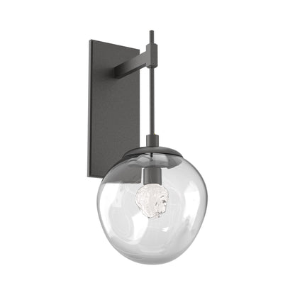 Aster Tempo LED Wall Light in Graphite/Clear (Floret Crystal).