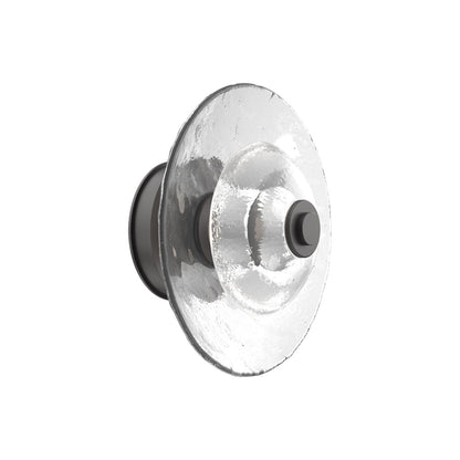 Atmosphere Cirrus LED Ceiling / Wall Light in Graphite/Clear Blown Glass (11.5-Inch).
