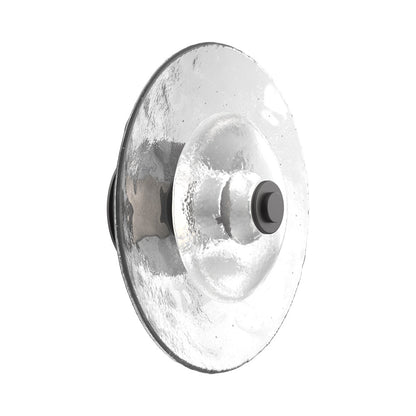 Atmosphere Cirrus LED Ceiling / Wall Light in Graphite/Clear Blown Glass (13.9-Inch).