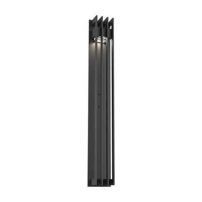 Avenue Outdoor LED Wall Light in Textured Black (36-Inch).