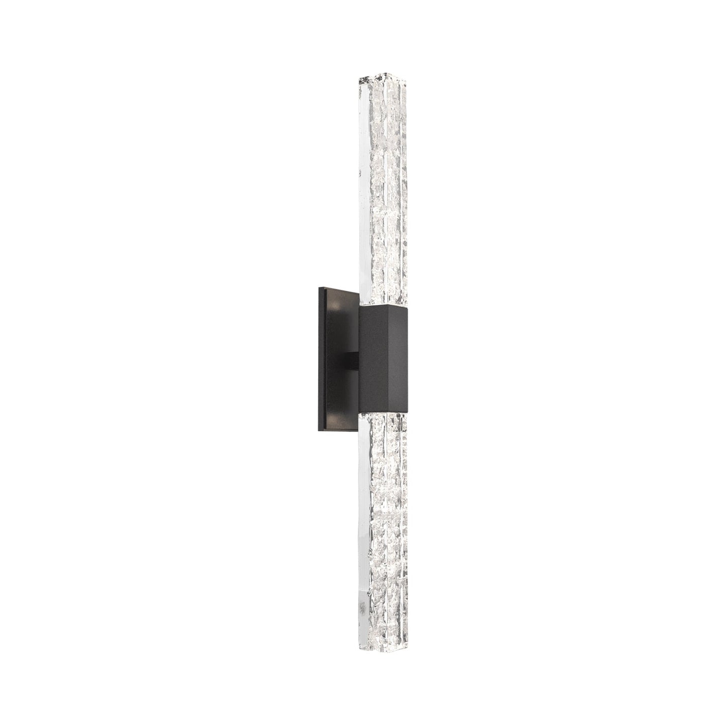 Axis Double LED Wall Light in Graphite.
