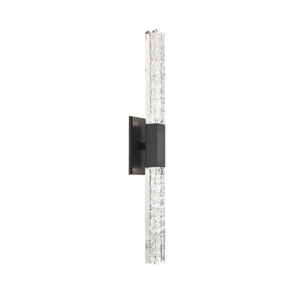 Axis Double LED Wall Light in Graphite.