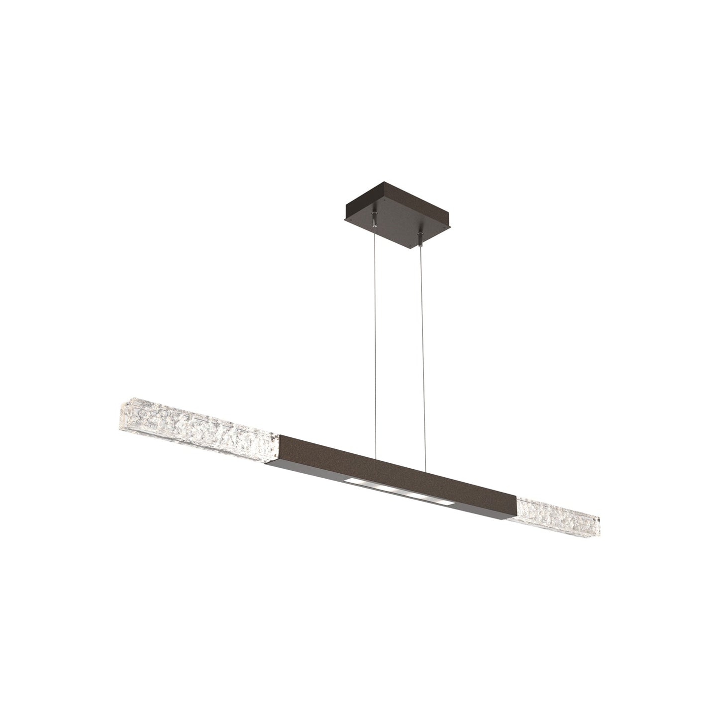 Axis Moda Linear LED Chandelier in Flat Bronze (48.1-Inch).