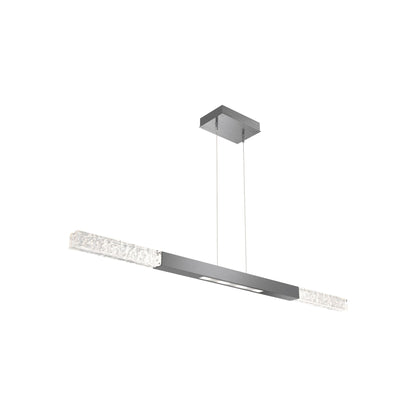 Axis Moda Linear LED Chandelier in Gunmetal (48.1-Inch).