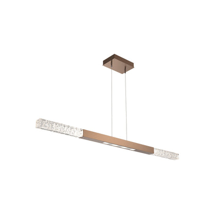 Axis Moda Linear LED Chandelier in Novel Brass (48.1-Inch).
