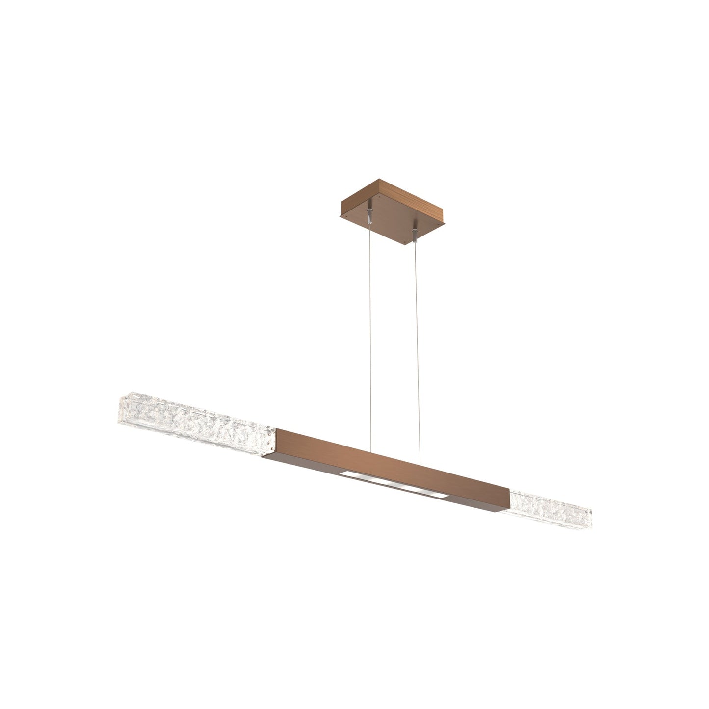 Axis Moda Linear LED Chandelier in Oil Rubbed Bronze (48.1-Inch).