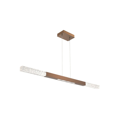 Axis Moda Linear LED Chandelier in Oil Rubbed Bronze (48.1-Inch).