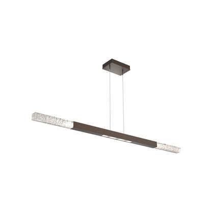 Axis Moda Linear LED Chandelier in Flat Bronze (62.1-Inch).