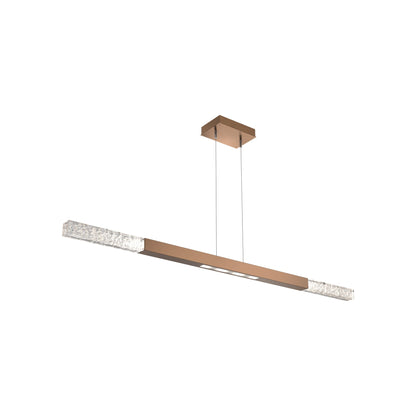 Axis Moda Linear LED Chandelier in Oil Rubbed Bronze (62.1-Inch).