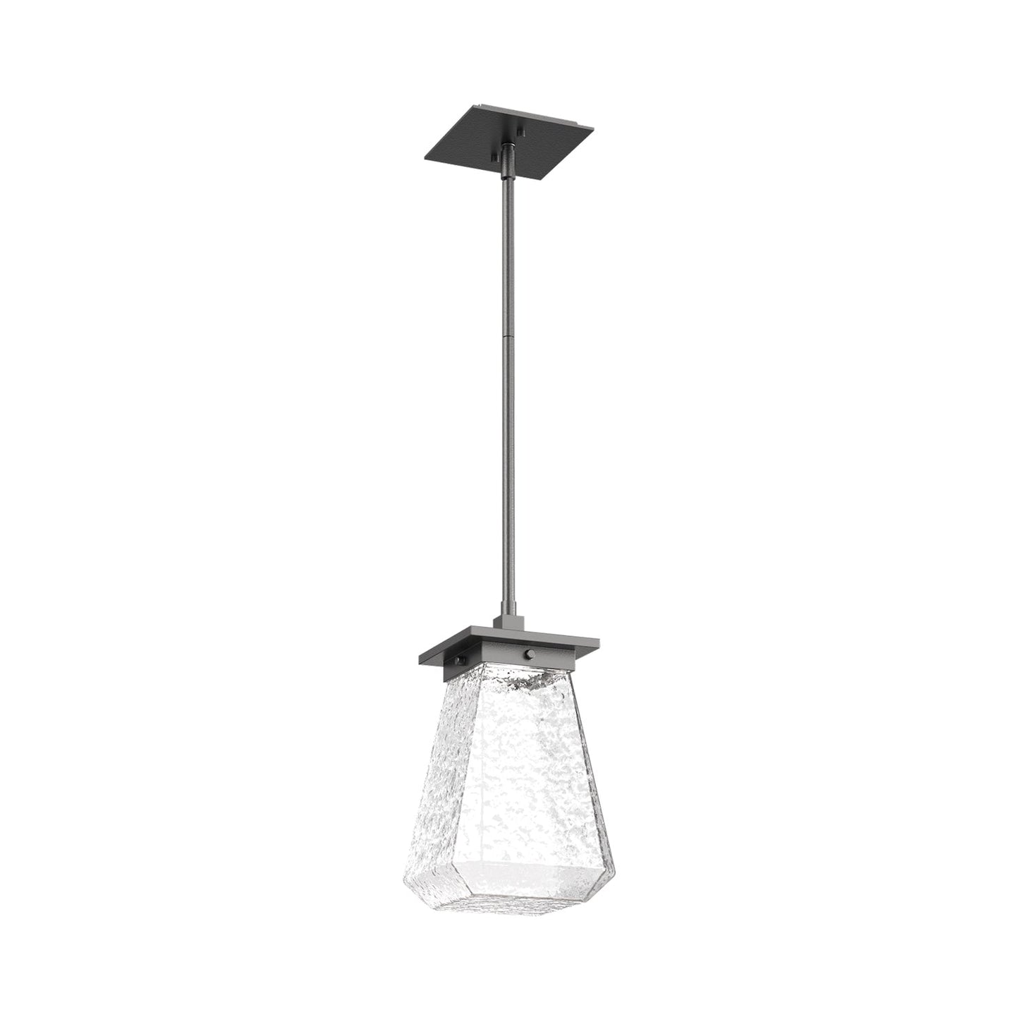 Beacon Outdoor LED Pendant Light in Argento Grey.
