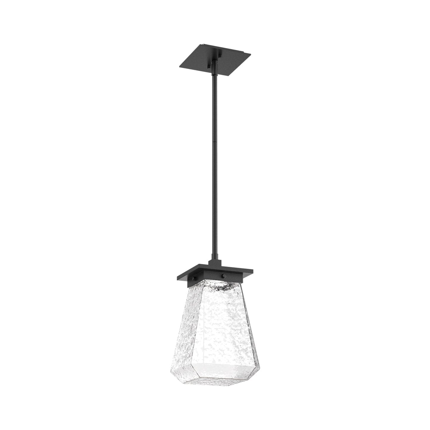 Beacon Outdoor LED Pendant Light in Textured Black.