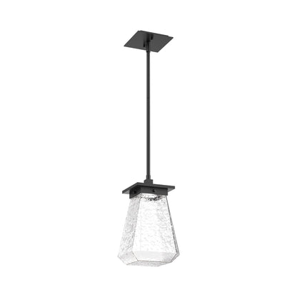 Beacon Outdoor LED Pendant Light in Textured Black.