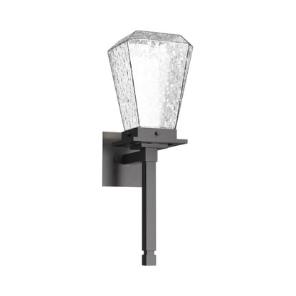 Beacon Outdoor LED Wall Light in Argento Grey.